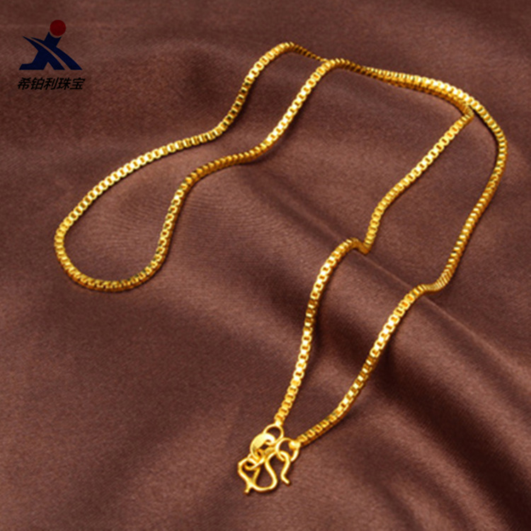 AU999 Kutu Zincir Kolye Kadınl - Bar Cart Gold incelemesi ve fiyatı