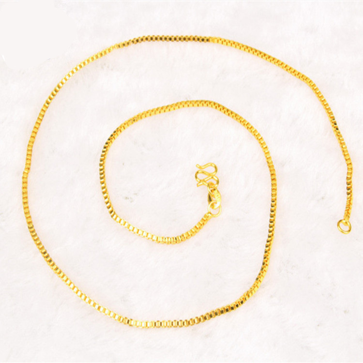 AU999 Kutu Zincir Kolye Kadınl - Bar Cart Gold incelemesi ve fiyatı