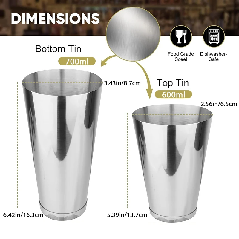 Boston Kokteyl Shaker Seti 18  - Boston Shaker Set incelemesi ve fiyatı