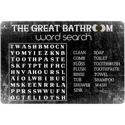 Komik Banyo Kelime Arama Metal - Home Bar Word incelemesi ve fiyatı