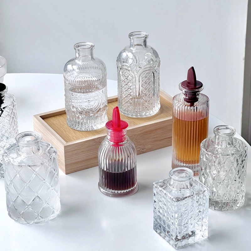 Cam sos şişe kabartmalı Bitter - Bitters Bottle Set incelemesi ve fiyatı